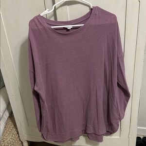 J. Jill Lavender Long Sleeve Top